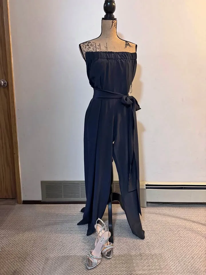 Black Jumpsuit bcbgmaxazria brand thumbnail