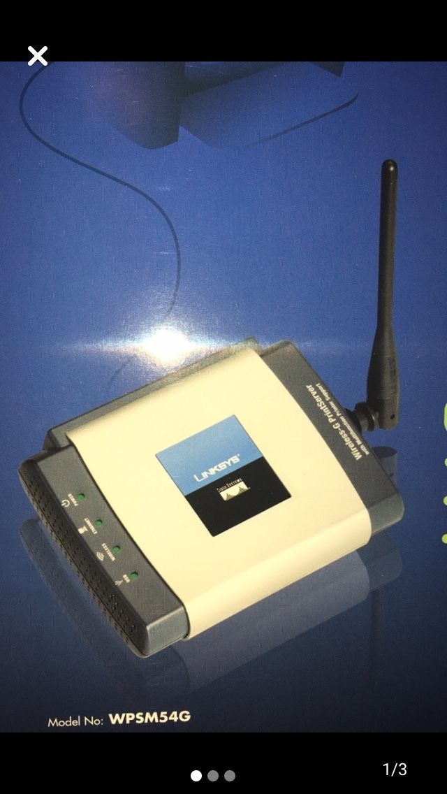 Linksys Wireless-G PrintServer