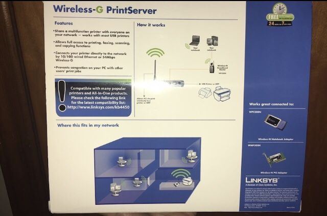 Linksys Wireless-G PrintServer - photo 3