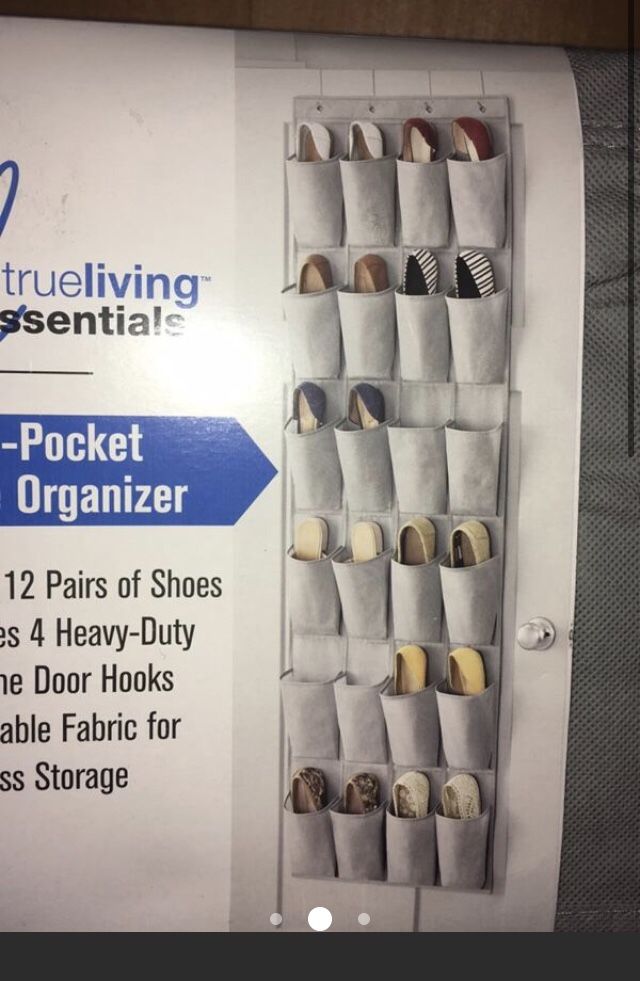24 Pocket Shoe Organizer - photo 2