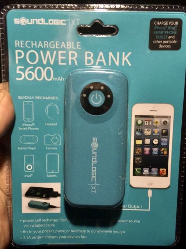 SoundLogic 5600 mAh Rechargeable Power Bank