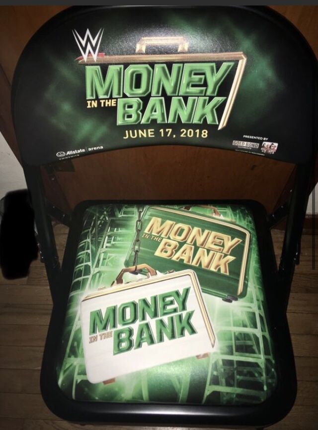 WWE Money In The Bank 2018 Ringside Folding Chair