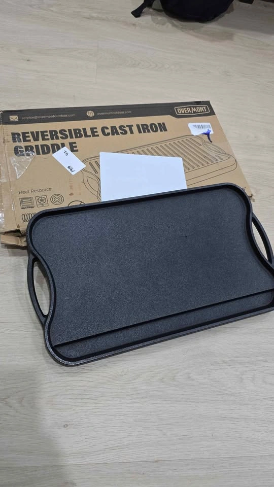Overmont Reversable Cast Iron Skillet - photo 3