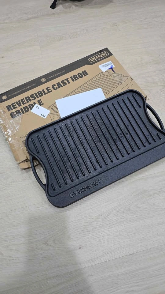 Overmont Reversable Cast Iron Skillet - photo 5