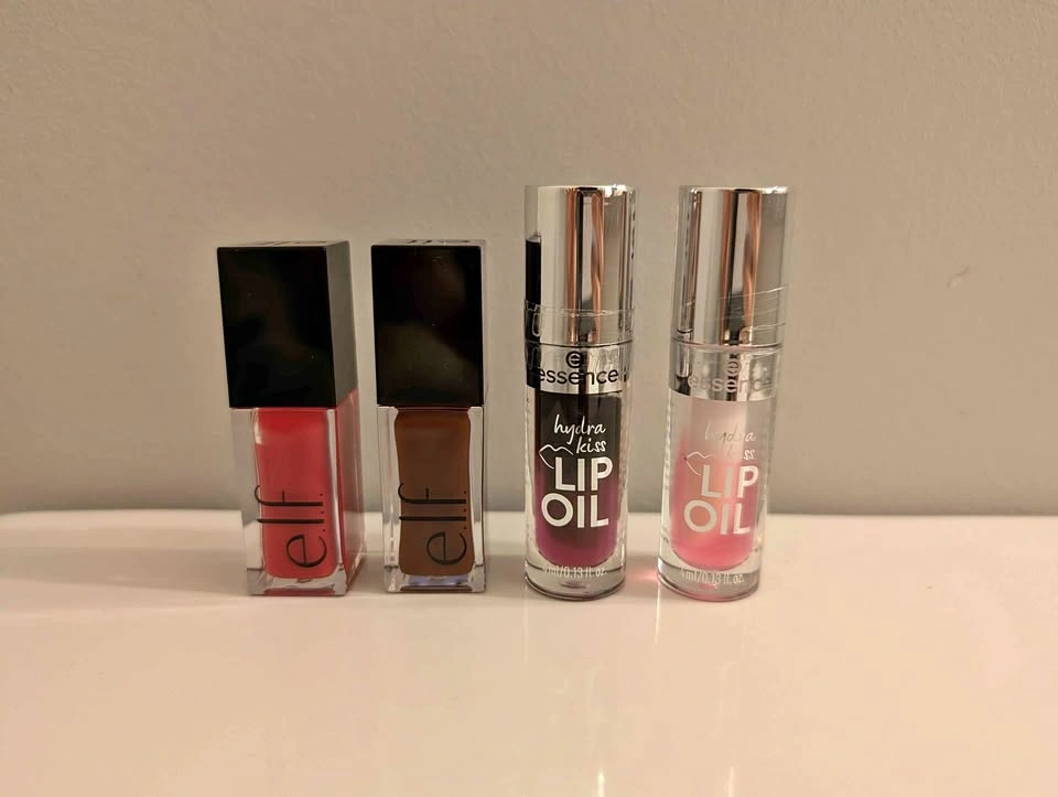 Lip oil pack (ELF and Essence)