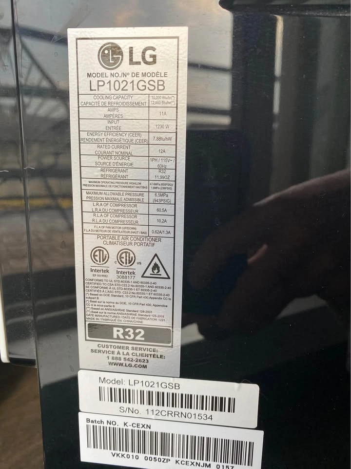 LG Air Conditioner - photo 2
