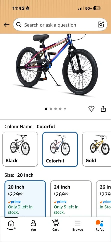 Hyper Jet Fuel 20” BMX Bike - photo 2
