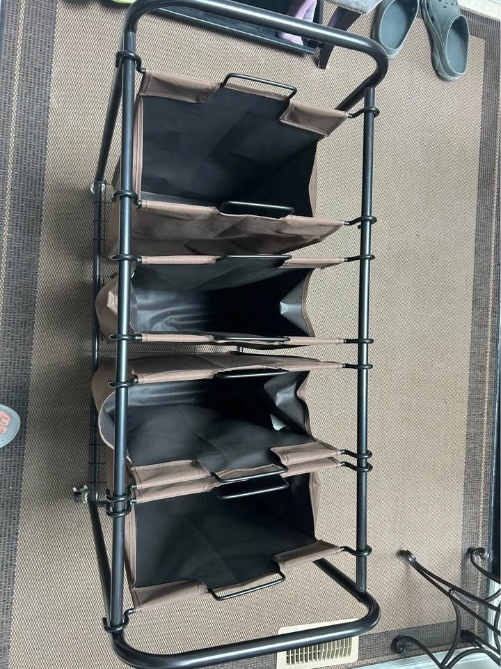 4-Bag Rolling Laundry Sorter - photo 3