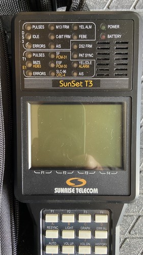 Sunrise Telecom SunSet T3 SS300 Handheld Tester - No Power Cord