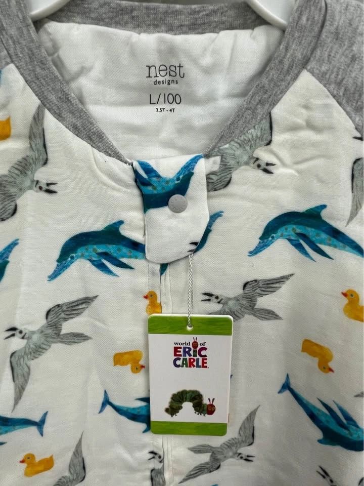 NEW Nest Designs World of Eric Carle Sleep Suit 2.5T-4T - photo 2