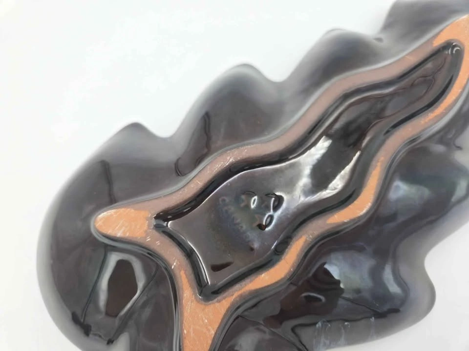 Blue Mountain Pottery Large Ceramic Leaf Dish - photo 3