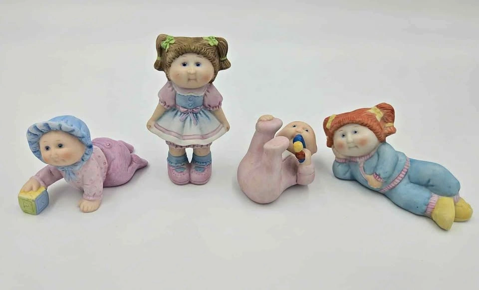 Vintage Cabbage Patch Kids Porcelain Figurines