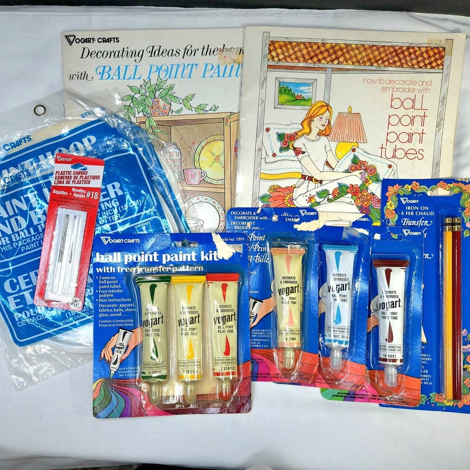 Vintage Vogart Ball Point Paint Kit