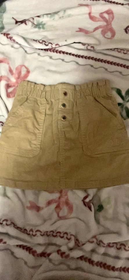DKNY Corduroy Mini Skirt