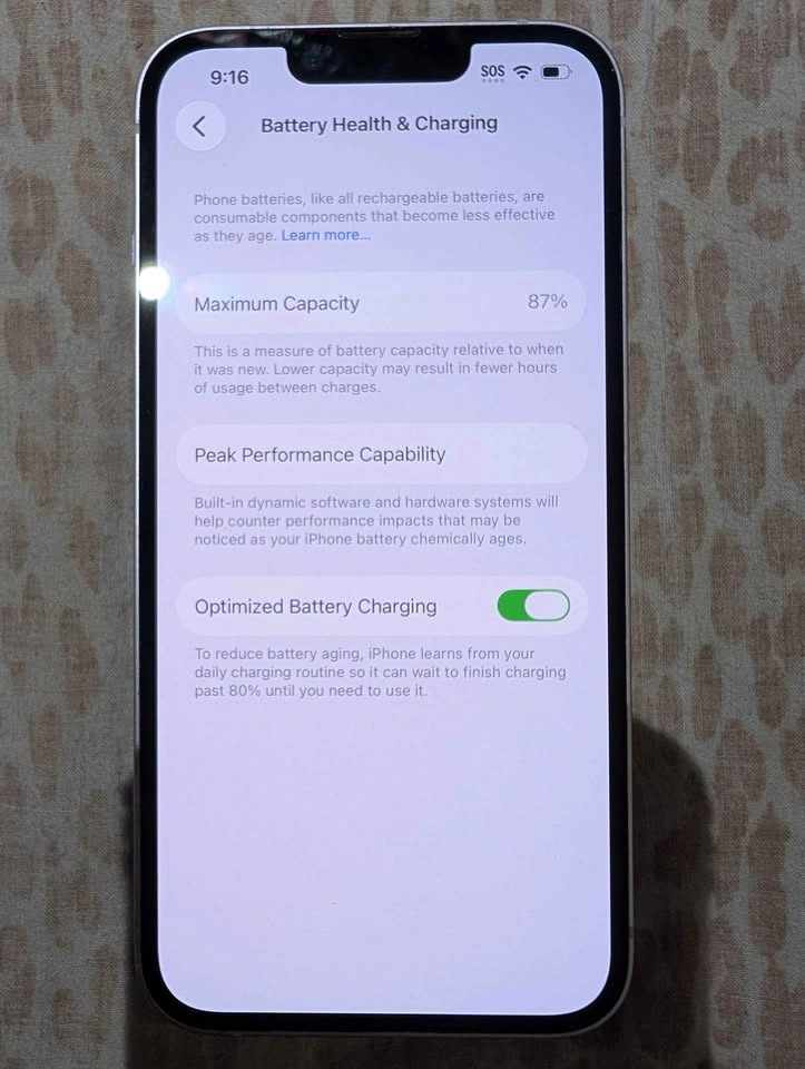 Apple iPhone 14 128GB Battery 87% - photo 2