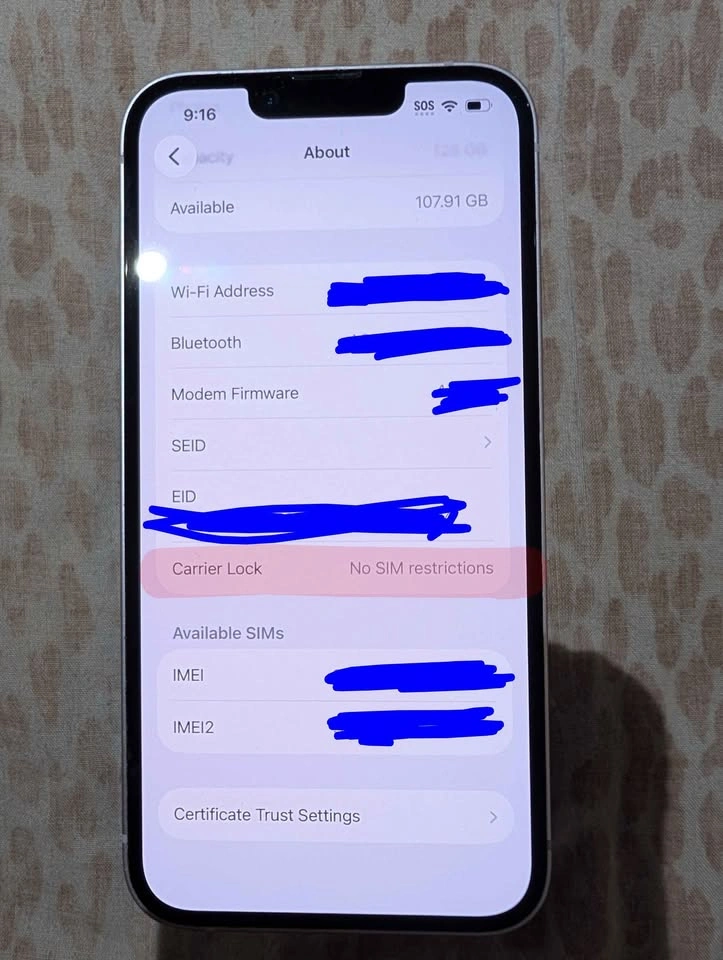 Apple iPhone 14 128GB Battery 87% - photo 5