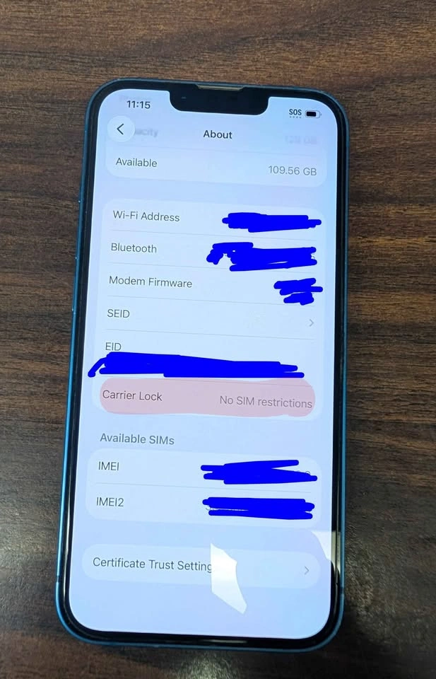 Apple iPhone 13 128GB Unlocked - Blue - photo 4