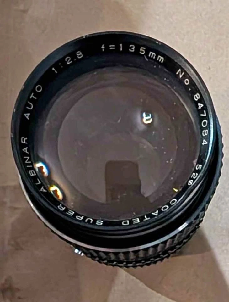 Super Albinar 135mm f/2.8 Lens with 2x Teleconverter for Olympus