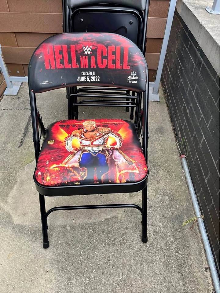 WWE Hell in a Cell 2022 Official Ringside Event Chair
