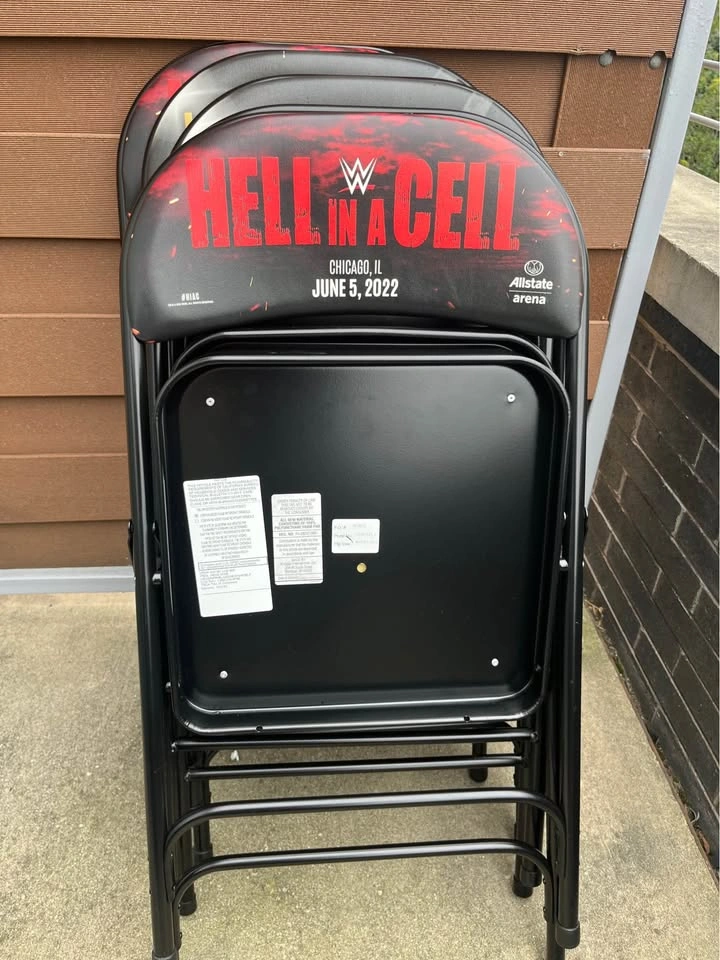 WWE Hell in a Cell 2022 Official Ringside Event Chair - photo 4