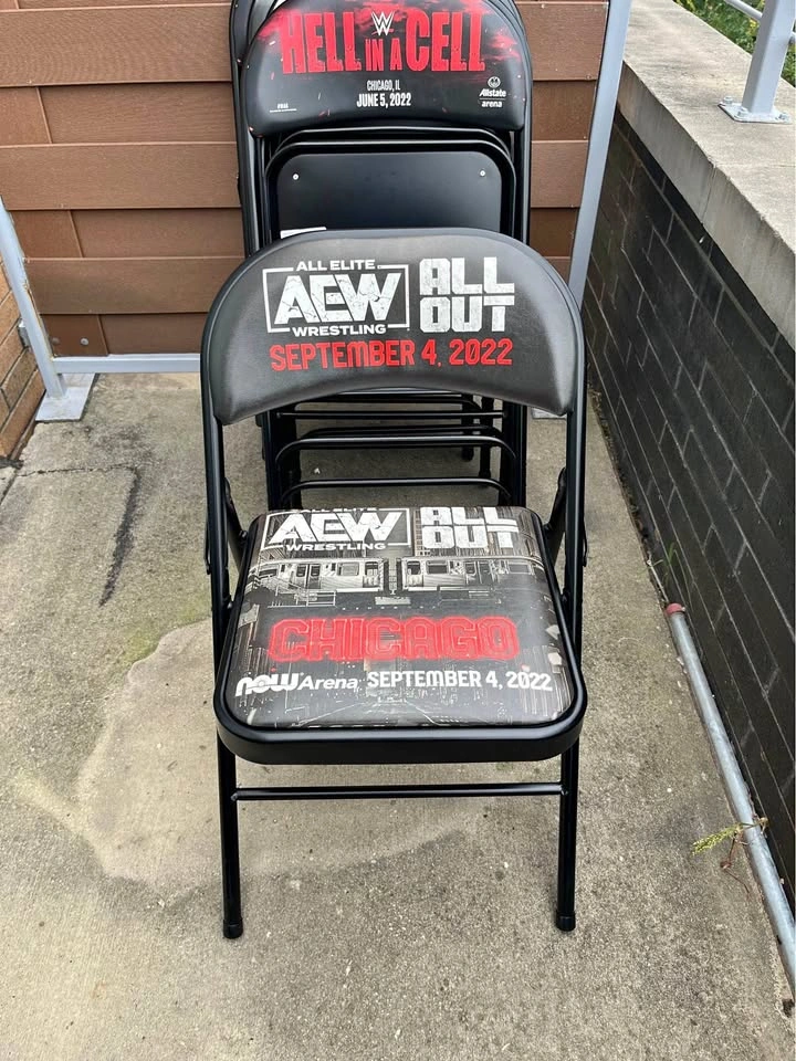 AEW All Out 2022 Official Ringside Event Chair – Chicago – $200