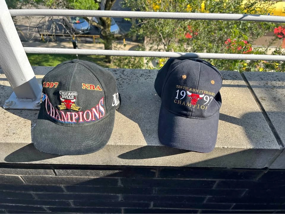 Vintage Chicago Bulls Hats – 1992 & 1997 Champions – $60 OBO