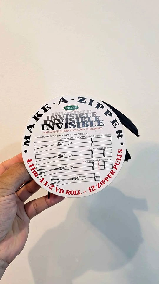 Invisible Zipper Roll, 4.5 Yards