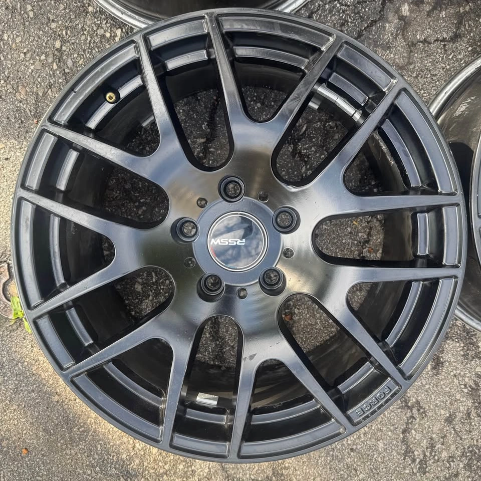 17” RSSW Matte Black Wheels — 5x120 - photo 5