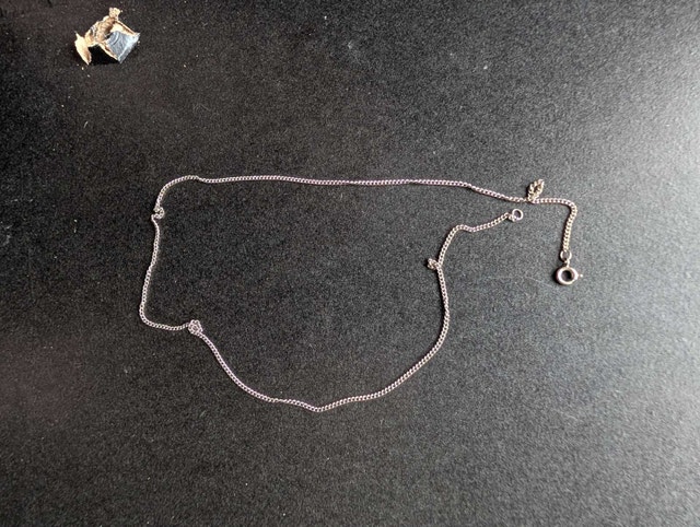 Silver Tone Chain Necklace
