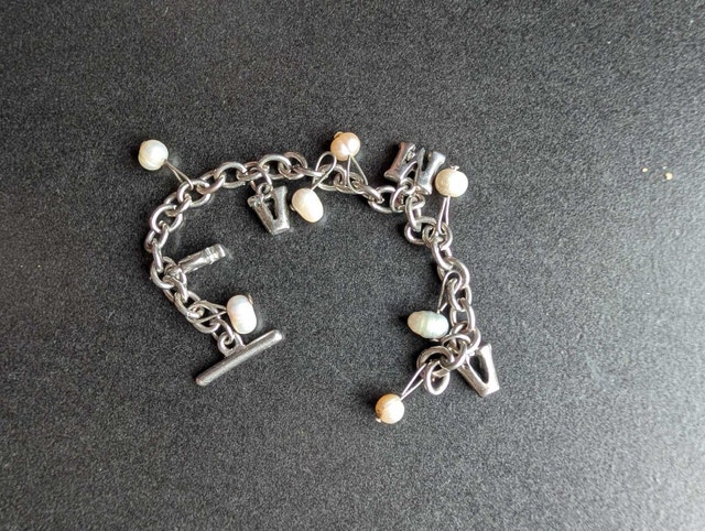 Pearl Charm Bracelet