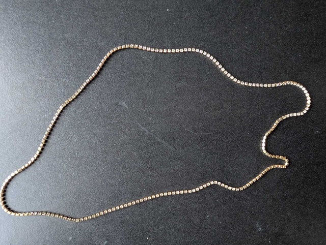 Rhinestone Tennis Necklace