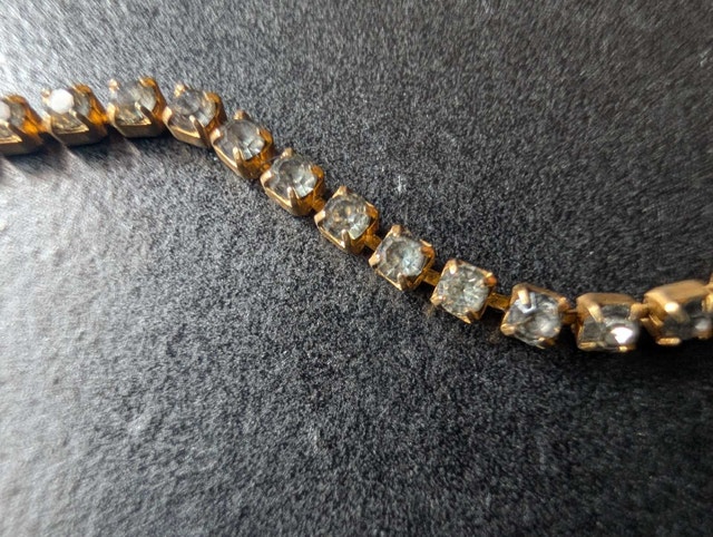 Rhinestone Tennis Necklace - photo 2