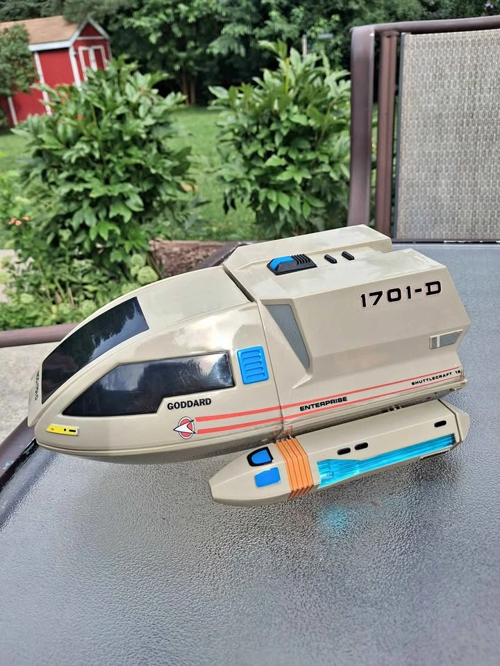 Vintage 90s Playmates Star Trek TNG Shuttlecraft & Figures