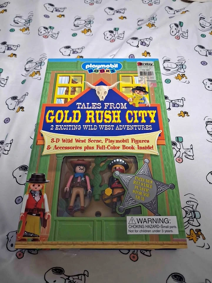 Vintage Playmobil Books Tales From Gold Rush City Wild West Play