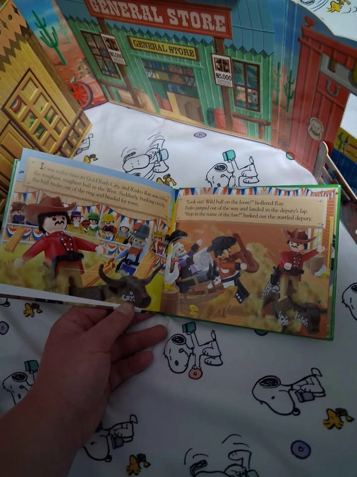 Vintage Playmobil Books Tales From Gold Rush City Wild West Play - photo 5