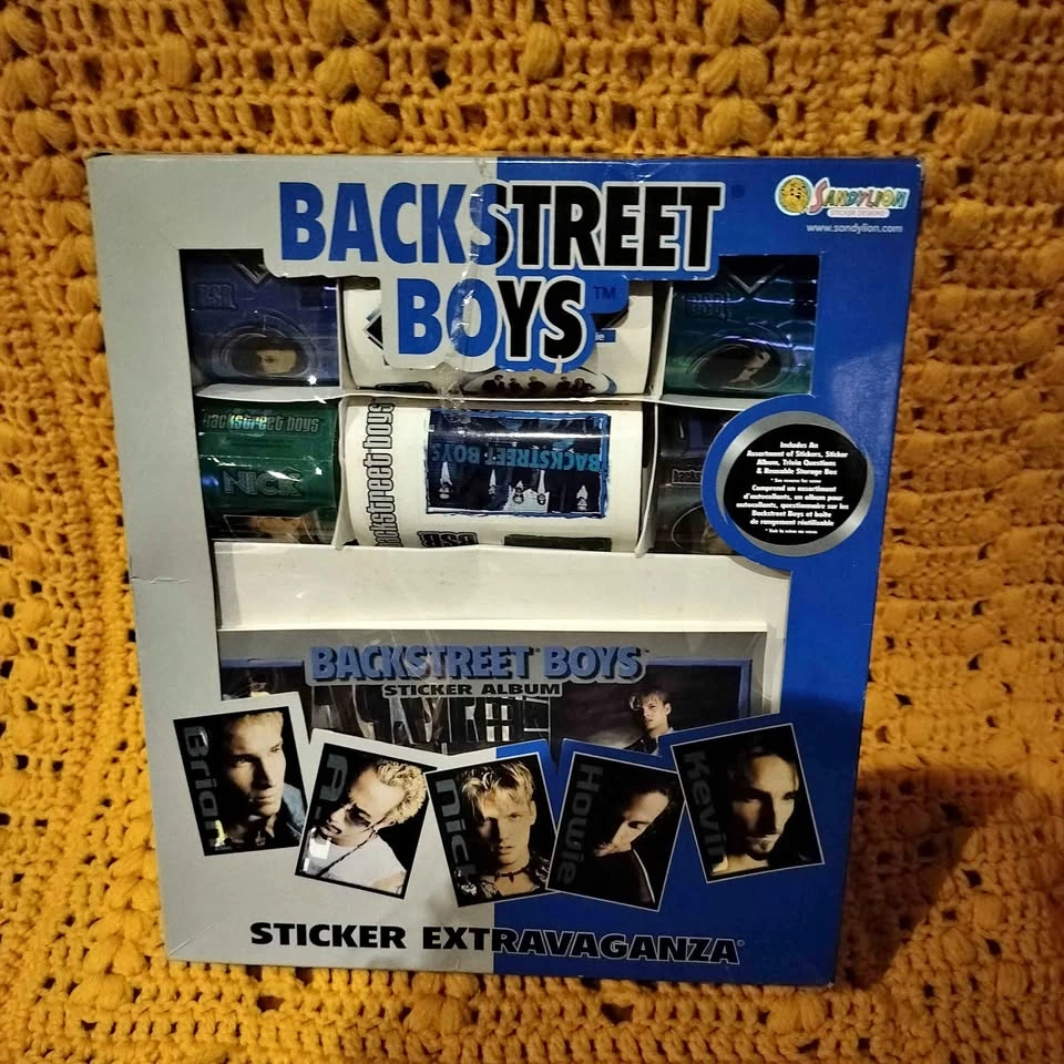Vintage 2001 SandyLion Backstreet Boys Sticker Set - Sealed