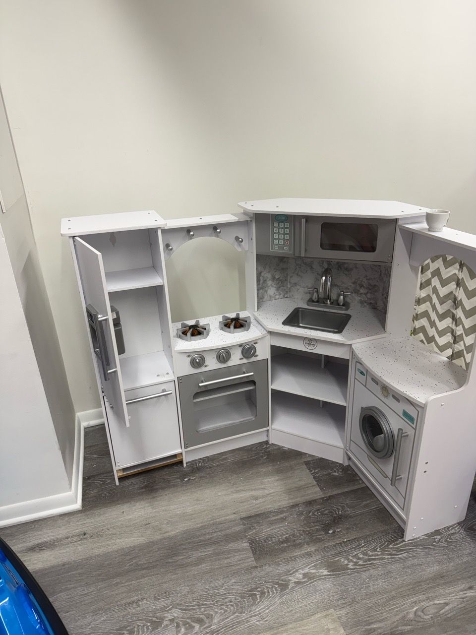 Kids Wooden Play Kitchen Set