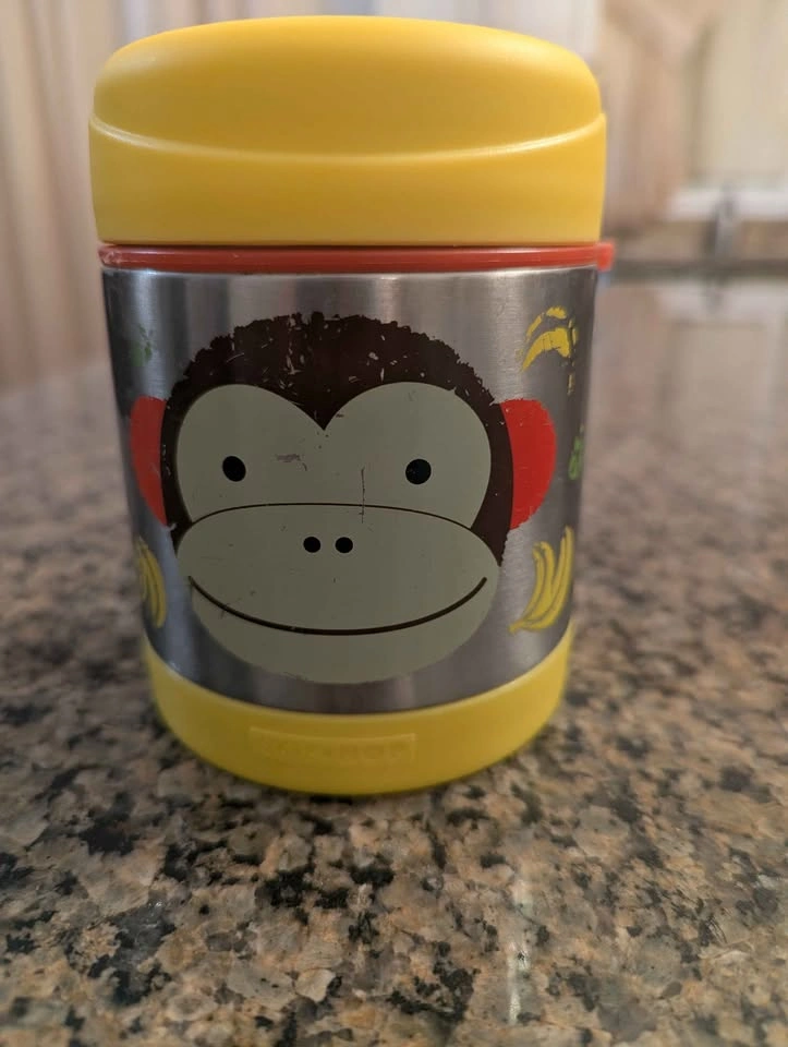 Skip Hop Zoo Insulated Stainless Steel Food Jar - Monkey - photo 2