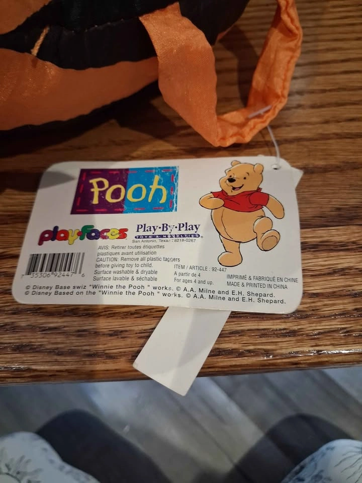 Vintage Winnie The Pooh Tigger Nylon Plush - photo 4