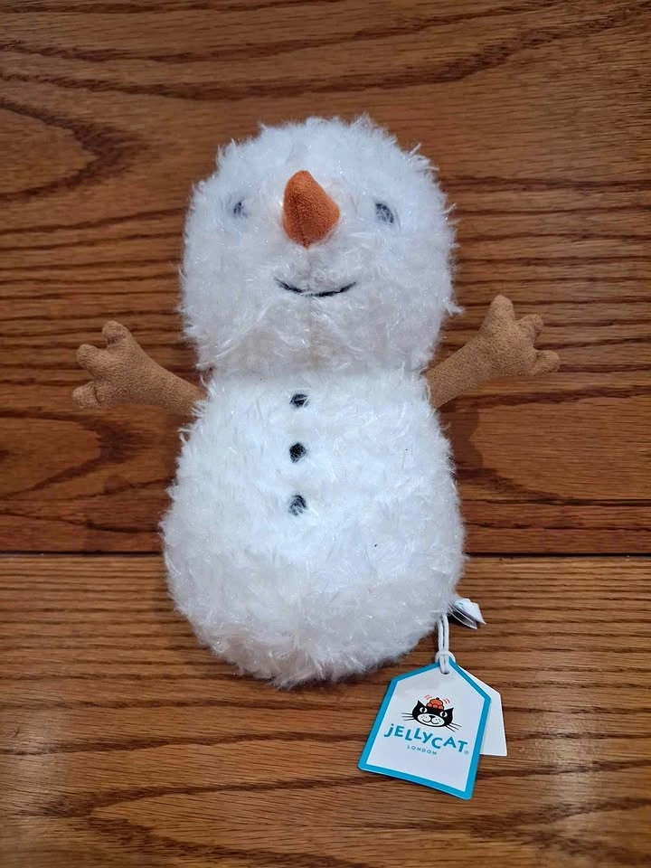 JellyCat London Little Snowman Plush Stuffed Animal
