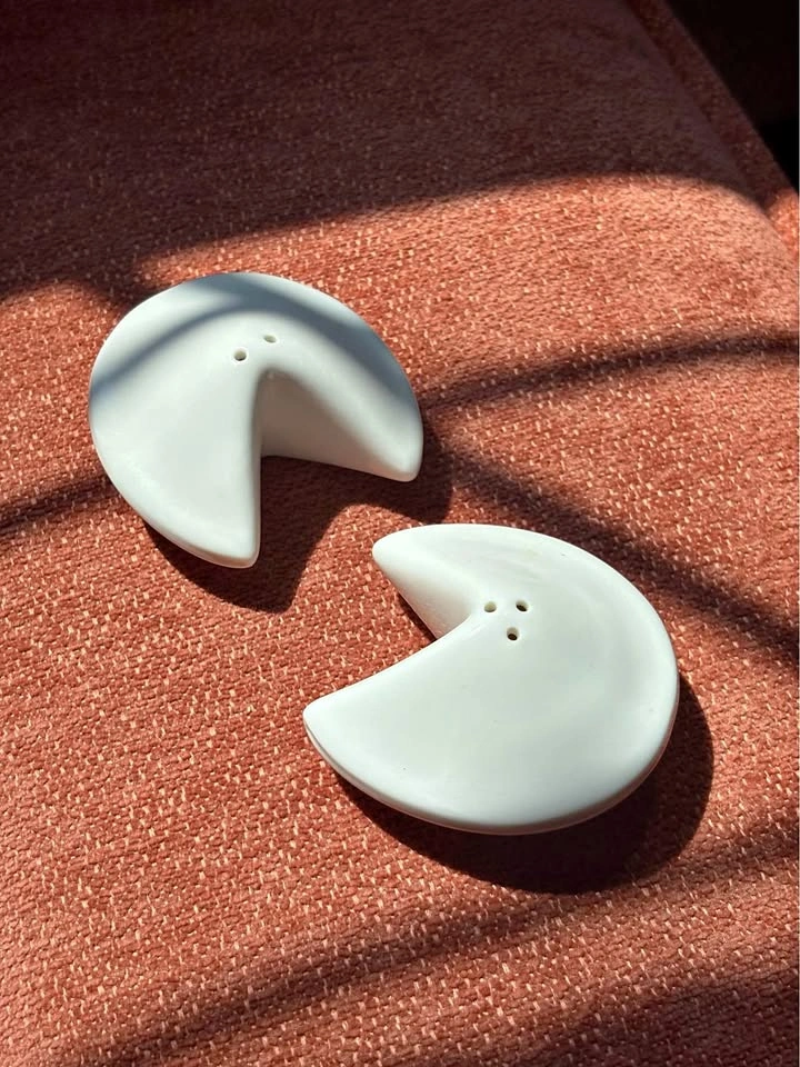 Fortune Cookie Salt and Pepper Shakers