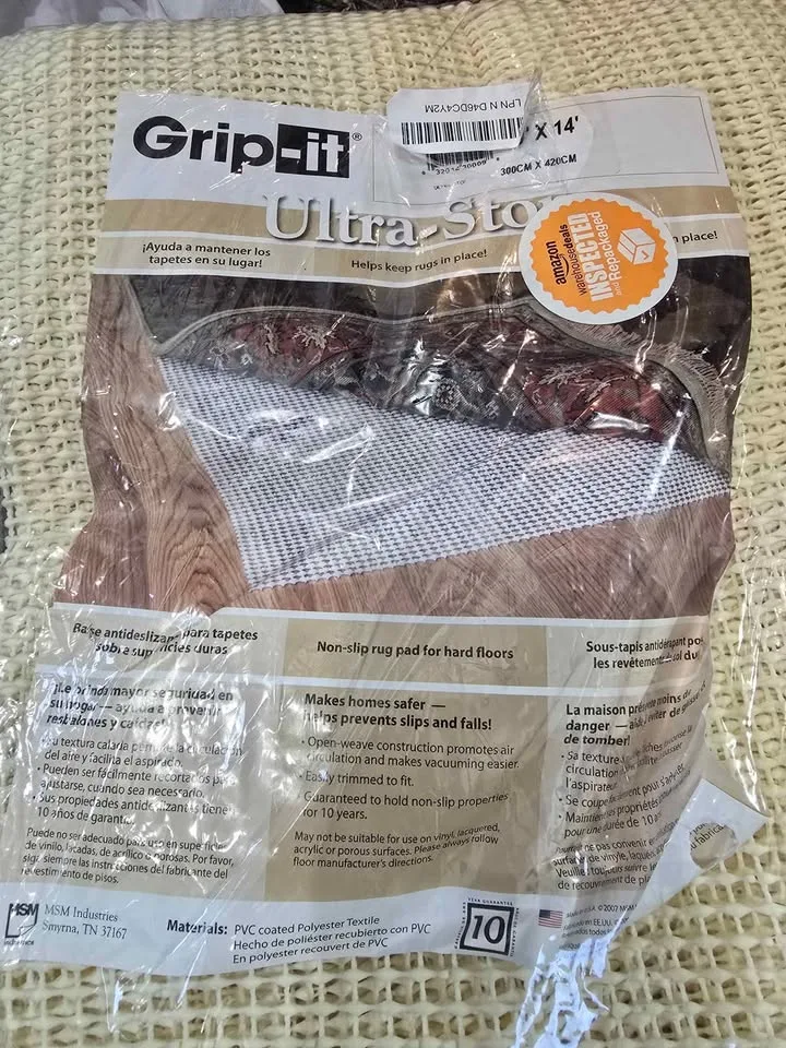 10' x 14' Grip-it Ultra-Stop Rug Pad $25 (Retail $60+) image indicator(2)