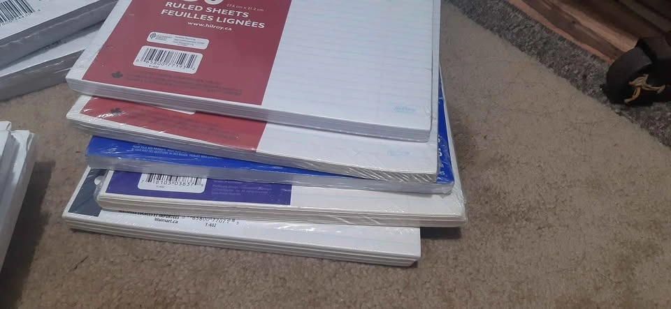 Ruled Loose Paper with 3 punch holes - photo 4