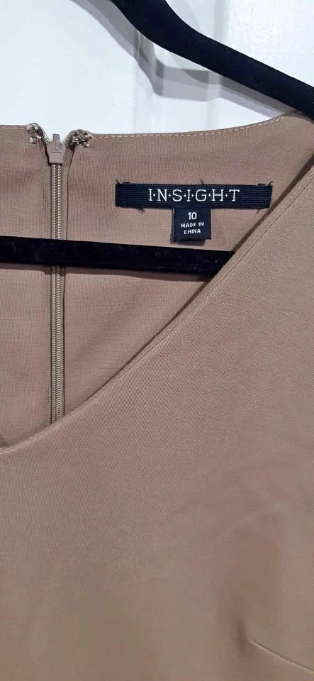 Insight Peplum Sheath Dress Size 10
