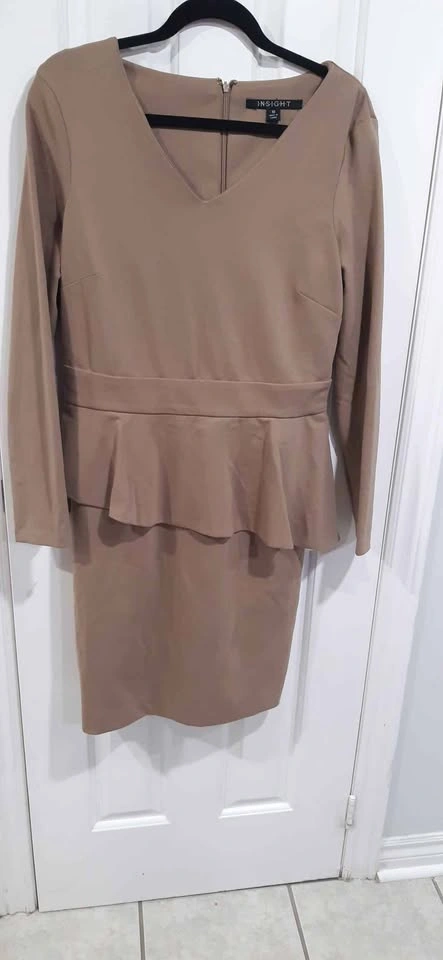 Insight Peplum Sheath Dress Size 10 - photo 2