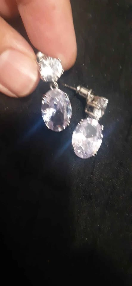 New Oval Cut Drop Earrings - photo 2