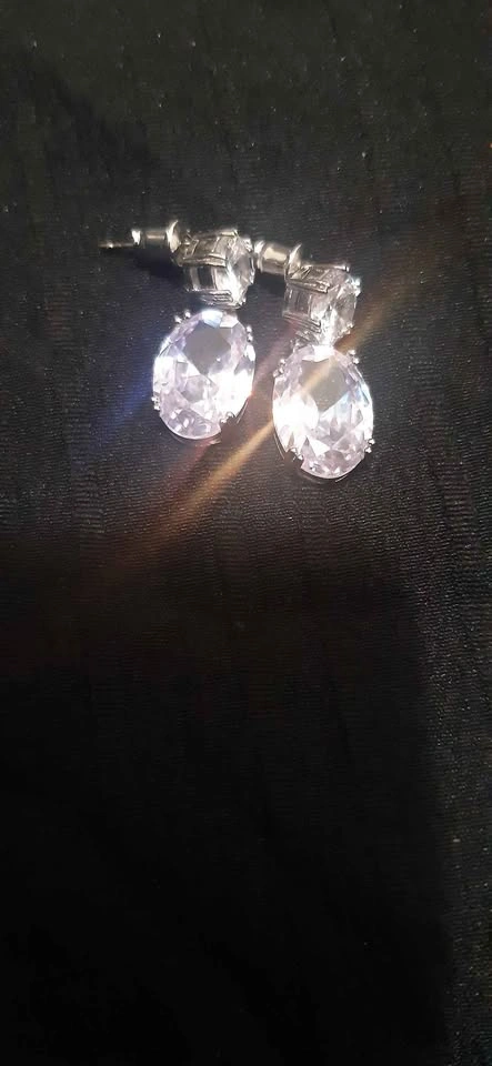 New Oval Cut Drop Earrings - photo 3