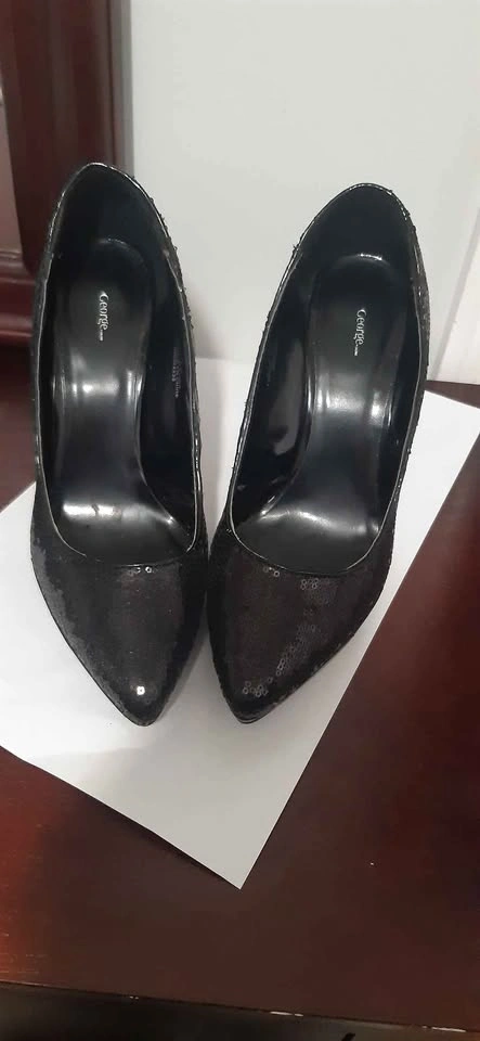 George Black Sequin Stiletto Pumps - photo 2