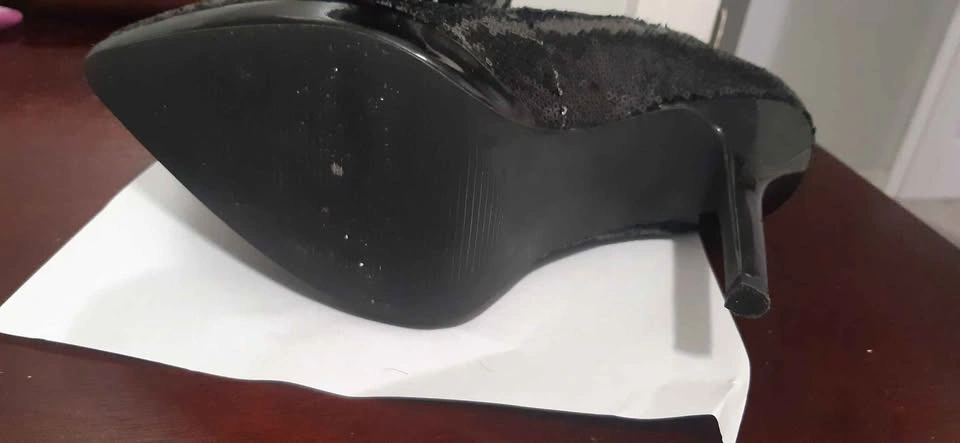 George Black Sequin Stiletto Pumps - photo 4