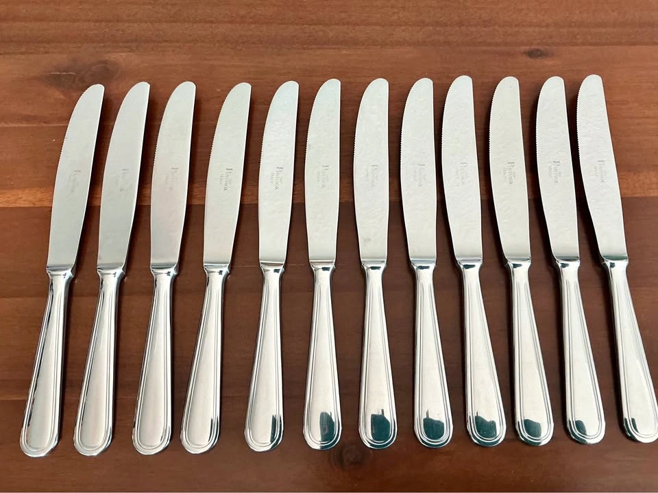 12-Piece Pinti (Pintinox) Italy 18/10 Stainless Steel Dinner Kni